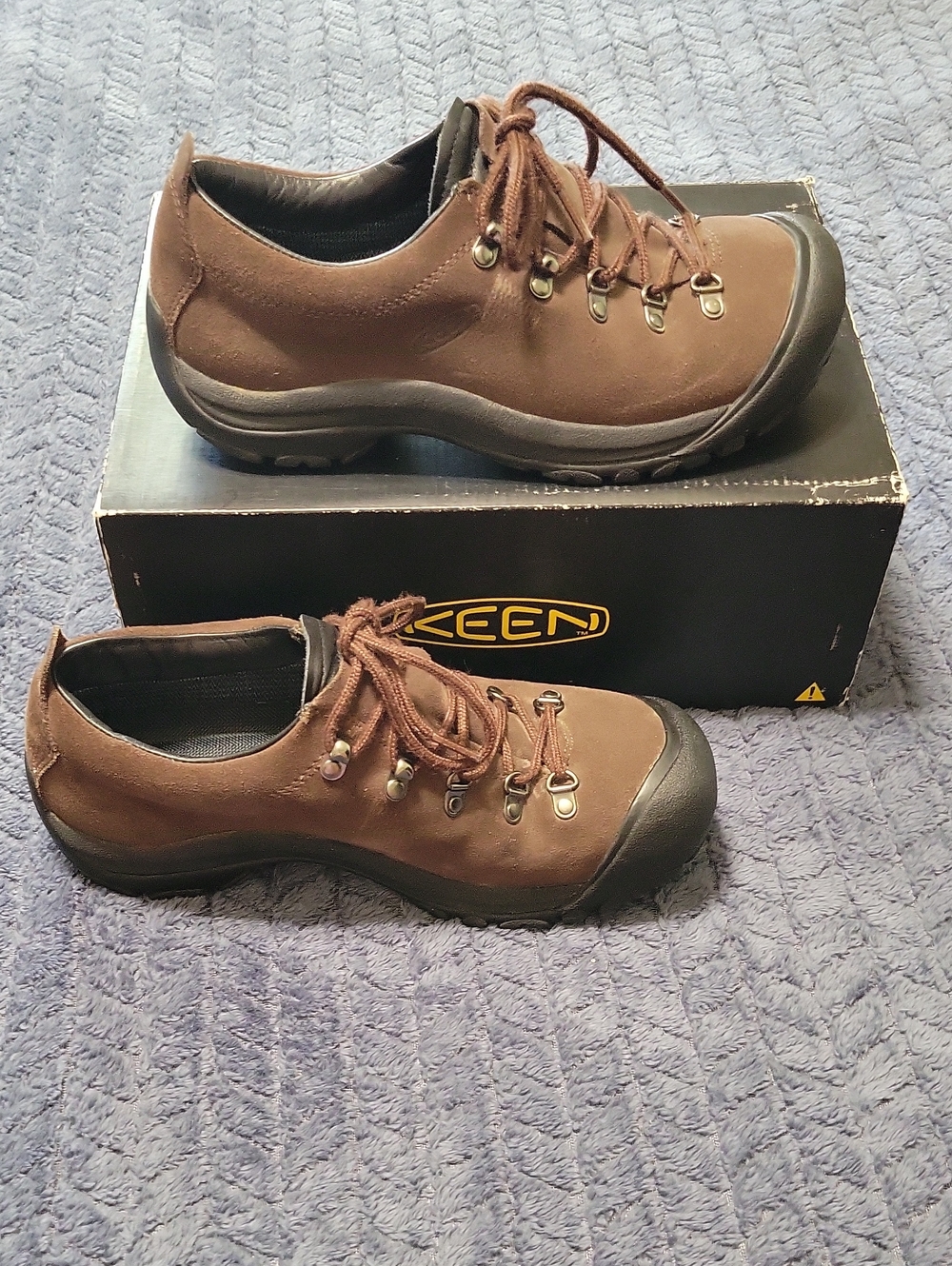 KEEN Women's Brown Leather Casual Hiking Shoes